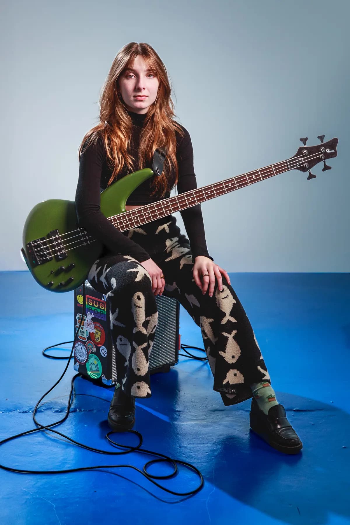 Tori Seated Green Bass (Heart Zones Release)