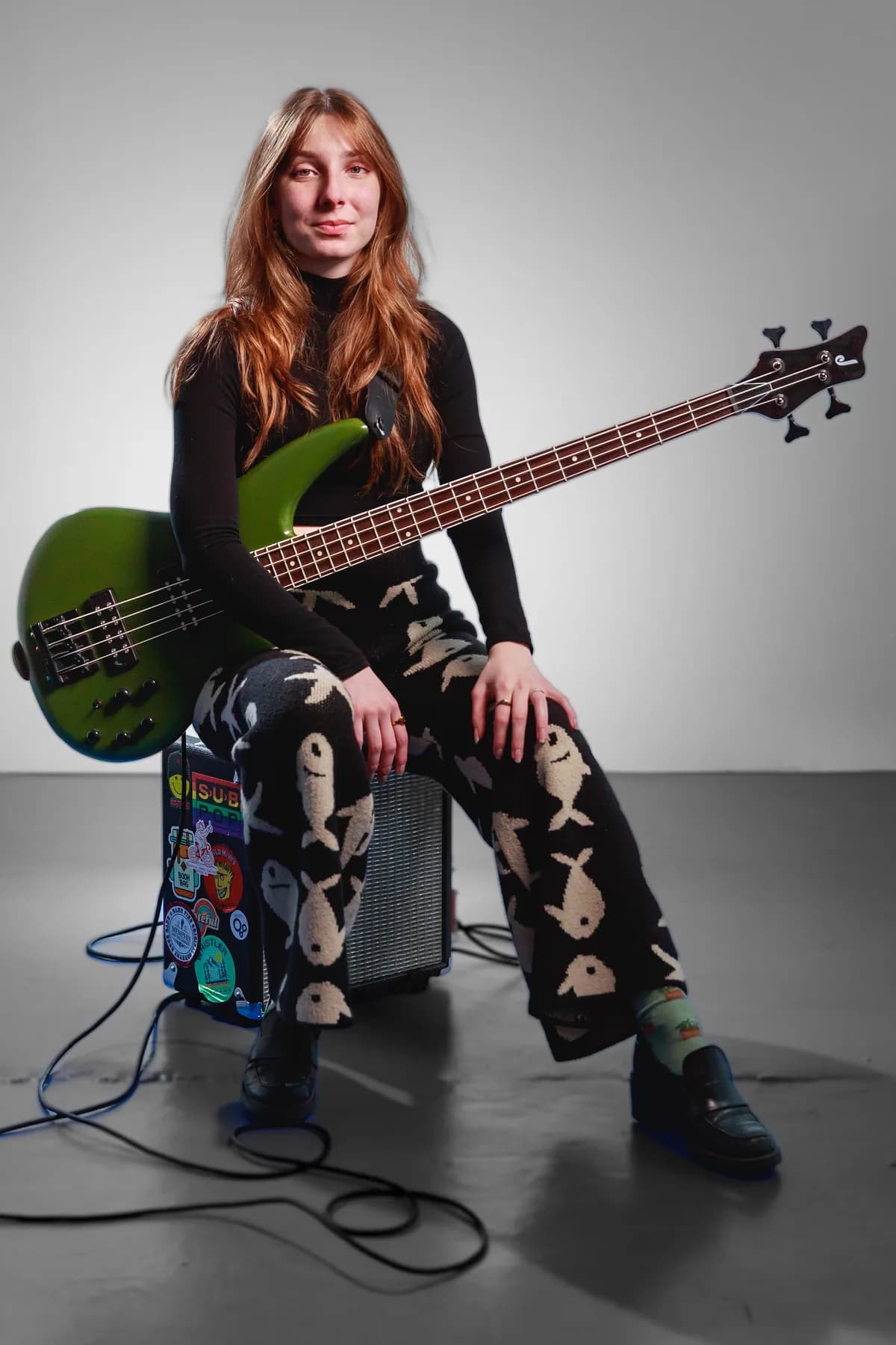 Tori Seated Grey Studio (Heart Zones Release)