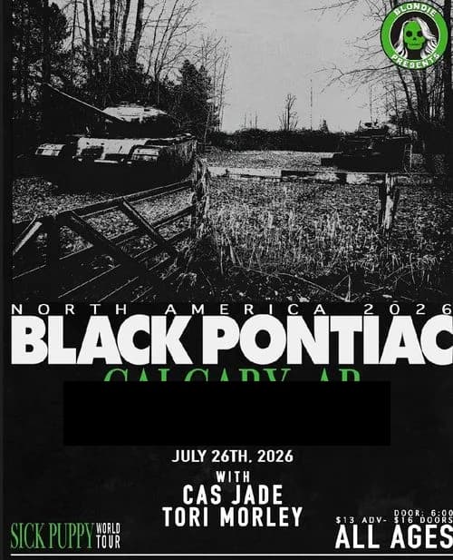 01 Black Pontiac Cas Jade Poster (Blox Arts Centre Calgary Black Pontiac Cas Jade Phreqed)