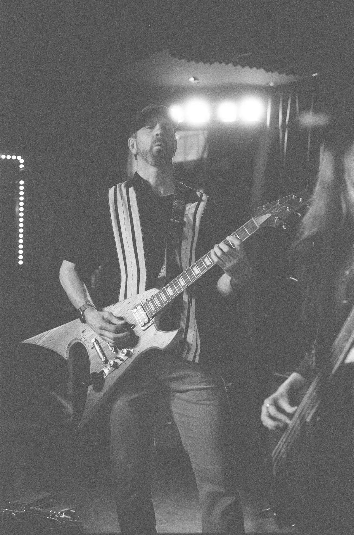 Guitarist Under Stage Lights Bw (Blox Arts Centre Calgary Black Pontiac Cas Jade Phreqed)