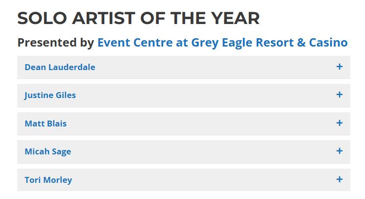 Tori Morley Nominated for THREE 2024 YYCMUSICAWARDS!
