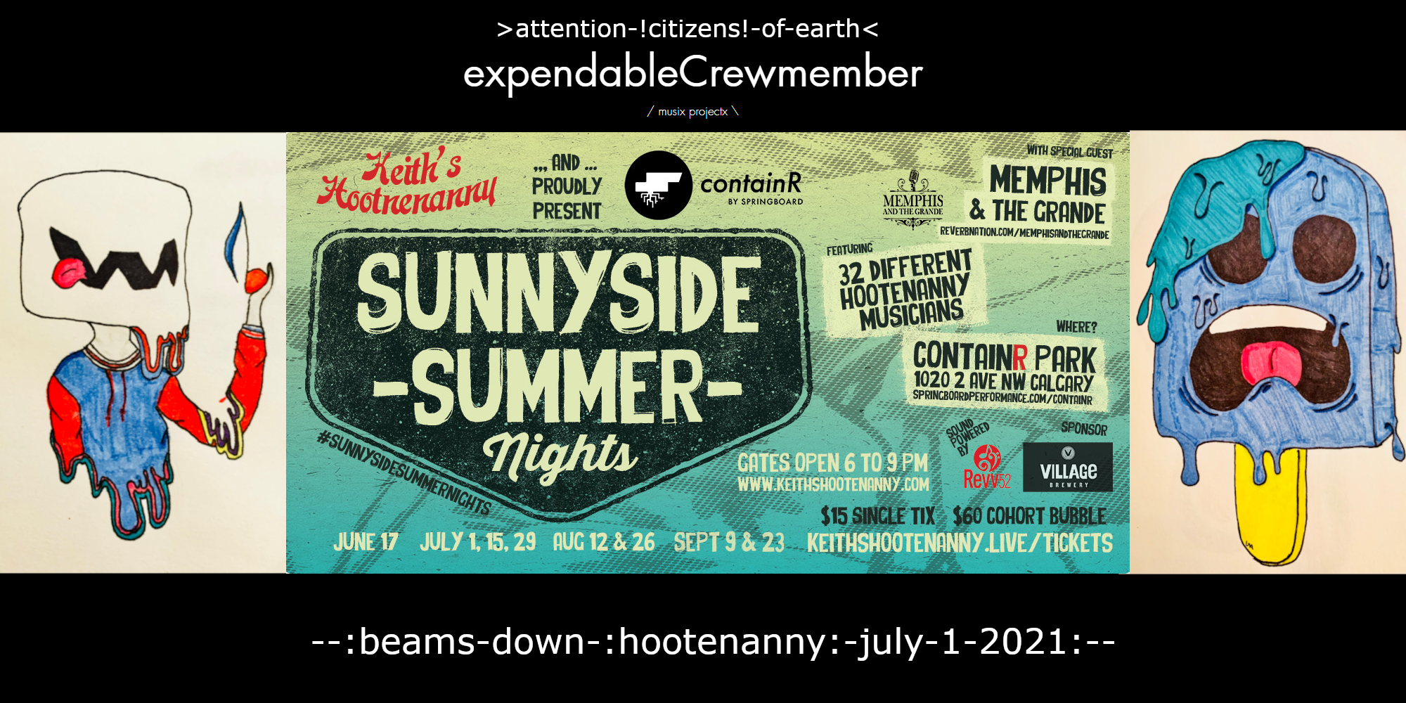 expendableCrewmember -->playLive<- @keithsHootenanny!